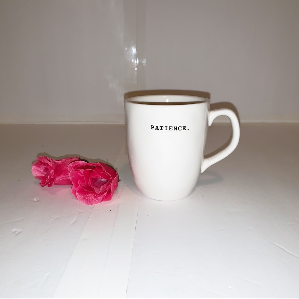 NWT Rae Dunn “PATIENCE” Mug